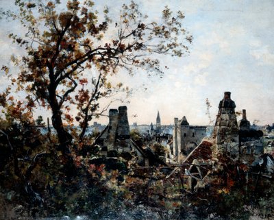 Der Turm von Chevalot am Abend, 1885 von Emmanuel Lansyer