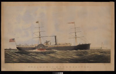 Dampfschiff Morrocastle, R Adams Kommandant, gebaut für Spofford Tileston & Co von Endicott Endicott
