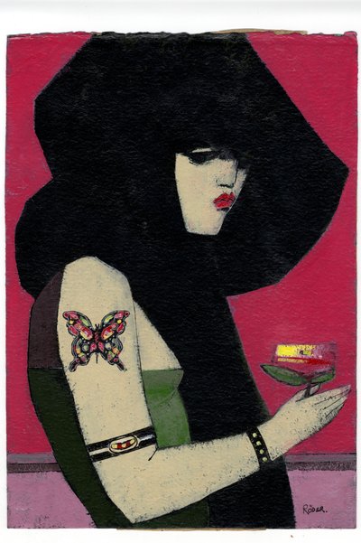 Schmetterlingstattoo von Endre Roder