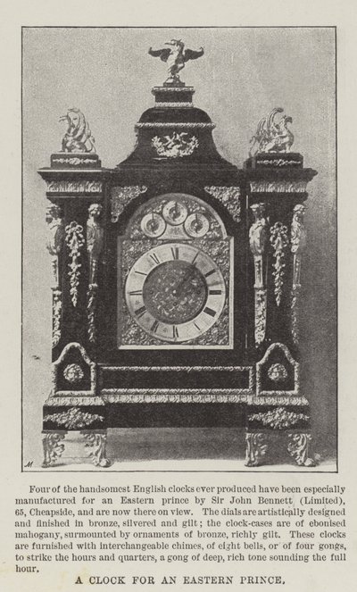 Eine Uhr für einen östlichen Prinzen von English Photographer