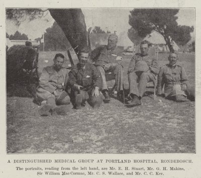 Eine angesehene medizinische Gruppe im Portland Hospital, Rondebosch von English Photographer