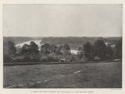 Eine berühmte Aussicht vom Richmond Hill, gefährdet durch ein neues Bauvorhaben von English Photographer
