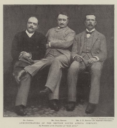 Verwalter der British South Africa Company von English Photographer