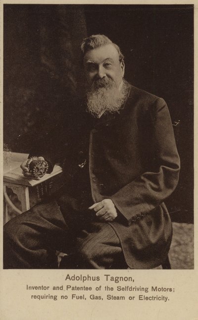 Adolphus Tagnon, Erfinder von selbstfahrenden Motoren von English Photographer