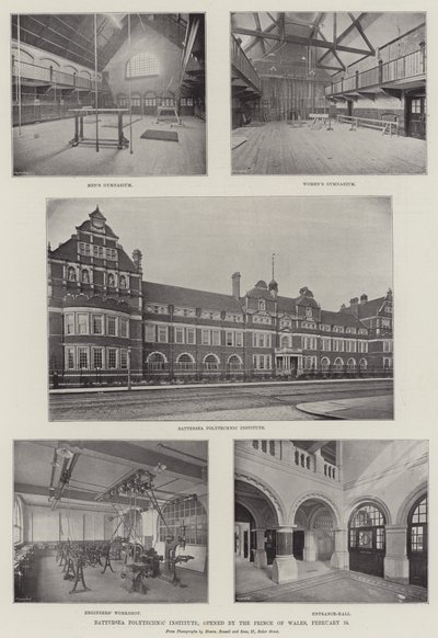 Battersea Polytechnic Institute, eröffnet vom Prinzen von Wales, 24. Februar von English Photographer