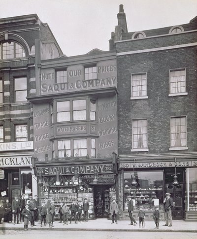 Bishopsgate, aus Historic London Buildings von Alfred und John Bool und Henry Dixon von English Photographer