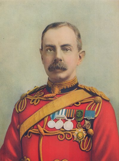 Brevet Lieutenant-Colonel H. C. O. Plumer. Kommandant in Tull, Rhodesien von English Photographer