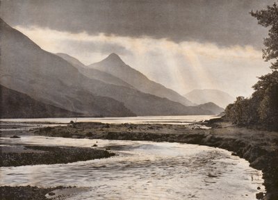 Drohendem Sturm über dem Pap von Glencoe von English Photographer