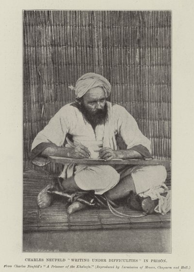 Charles Neufeld schreibt unter schwierigen Bedingungen im Gefängnis von English Photographer