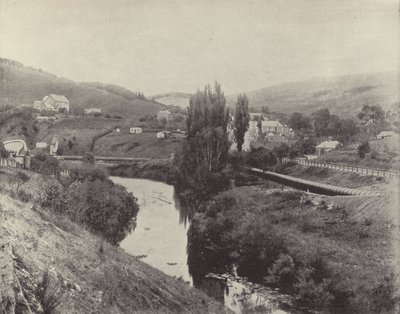 Clarendon, zeigt Rohrleitung, Adelaide Wasserversorgung von English Photographer