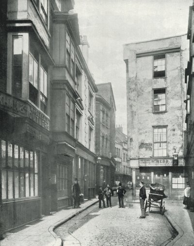 Cloth Fair, ein malerisches Stück Alt-London von English Photographer