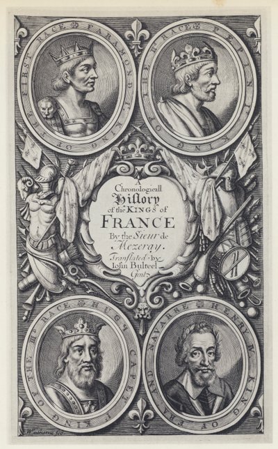 F Eudes de Mezeray, Eine chronologische Geschichte der Könige von Frankreich, Tr J Bulteel, T N für T Basset, etc 1683 von English Photographer