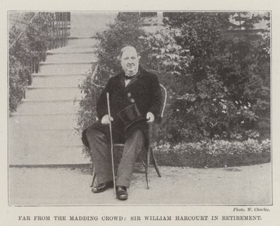 Weit weg von der lärmenden Menge, Sir William Harcourt im Ruhestand von English Photographer