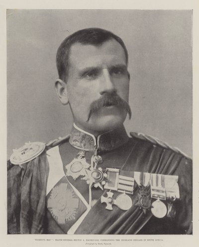 Fighting Mac, Generalmajor Hector A. Macdonald, Kommandeur der Highland Brigade in Südafrika von English Photographer
