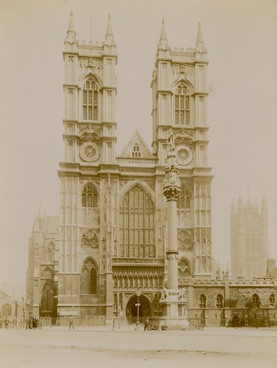 Allgemeine Ansicht der Westminster Abbey von English Photographer
