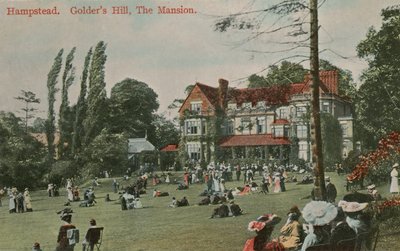 Hampstead, Golders Hill, Das Herrenhaus von English Photographer