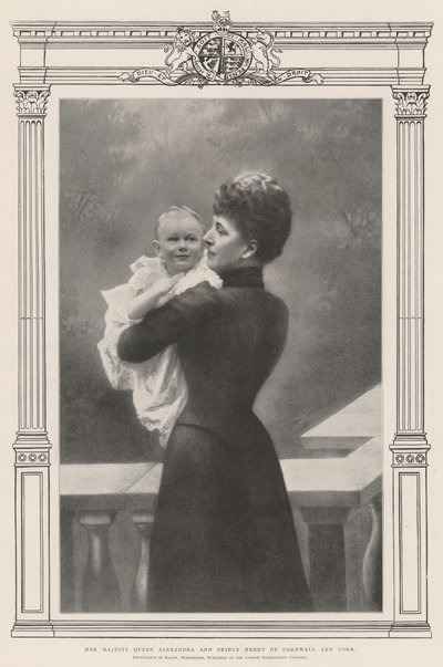 Ihre Majestät Königin Alexandra und Prinz Henry von Cornwall und York von English Photographer