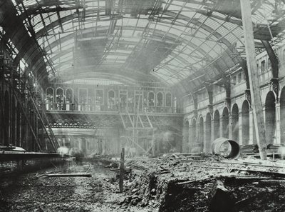 Kings Cross Station: Bauarbeiten im Gange, 1862 von English Photographer