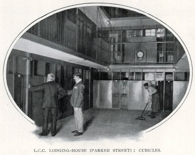 L.C.C. Obdachlosenheim: Kabinen von English Photographer