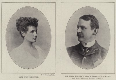 Lady West Ridgeway und der ehrenwerte Sir Joseph West Ridgeway von English Photographer