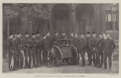 Maschinengewehrabteilung der 22. Middlesex Rifle Volunteers von English Photographer