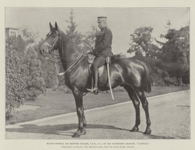 Generalmajor Sir Redvers Buller, GCB, VC, auf seinem Lieblingspferd Gambler von English Photographer