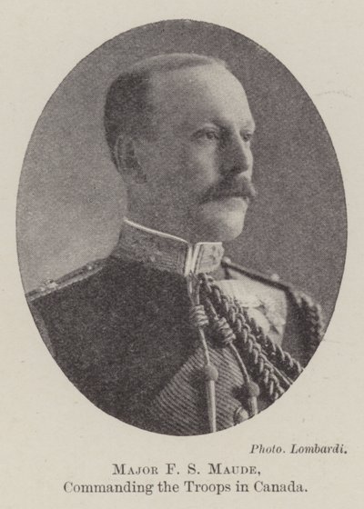 Major F S Maude, Kommandant der Truppen in Kanada von English Photographer