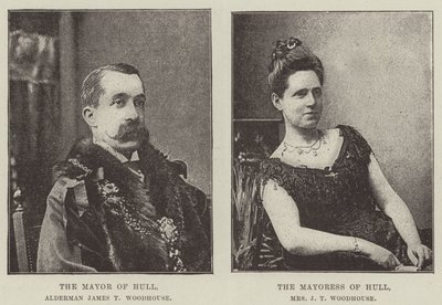 Bürgermeister und Bürgermeisterin von Hull von English Photographer