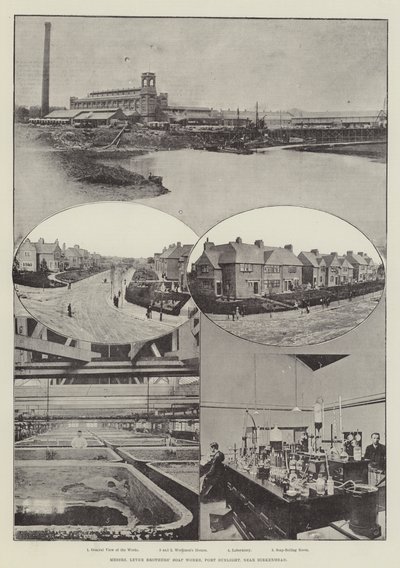 Messers Lever Brothers Seifenfabrik, Port Sunlight, bei Birkenhead von English Photographer