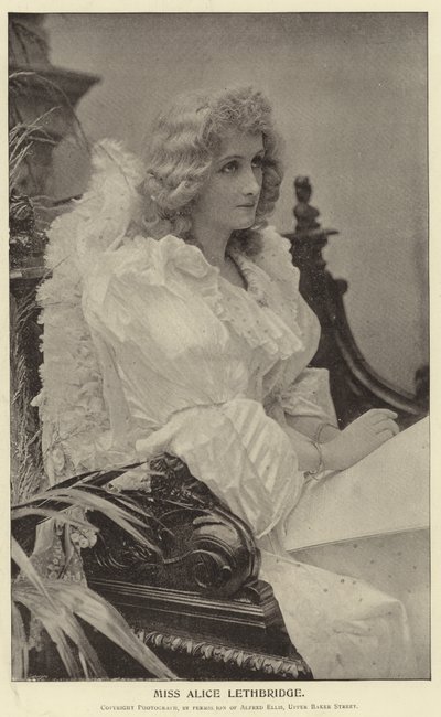 Miss Alice Lethbridge von English Photographer
