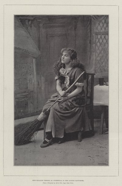 Miss Ellaline Terriss als Aschenputtel im Lyceum-Pantomime von English Photographer