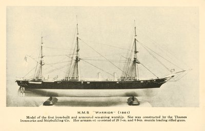 Modell der HMS Warrior von English Photographer