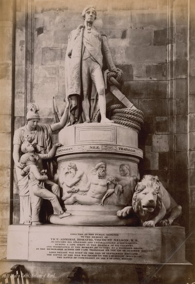 Denkmal für Vizeadmiral Horatio Nelson von English Photographer