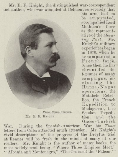 Herr E F Knight von English Photographer