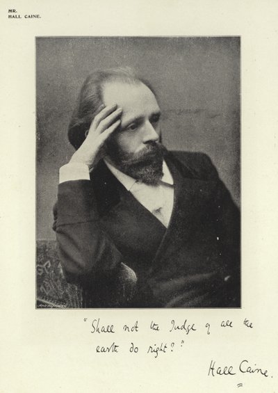 Herr Hall Caine von English Photographer