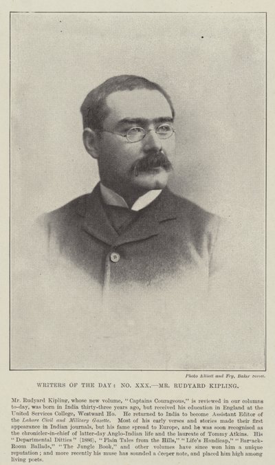 Herr Rudyard Kipling von English Photographer
