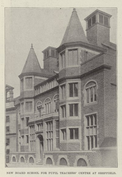 Neue Board School für Pupil Teachers Centre in Sheffield von English Photographer