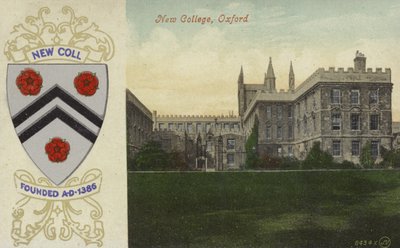 New College, Oxford von English Photographer