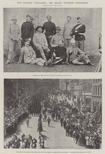 Unsere kolonialen Hilfstruppen, das zweite viktorianische Kontingent von English Photographer