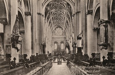 Oxford, Christchurch Kathedrale, Chor Ost von English Photographer