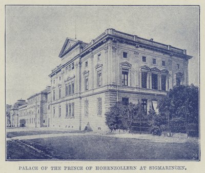 Palast des Prinzen von Hohenzollern in Sigmaringen von English Photographer