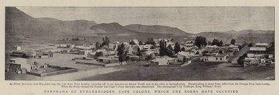 Panorama von Burghersdorp, Kapkolonie, das von den Buren besetzt wurde von English Photographer