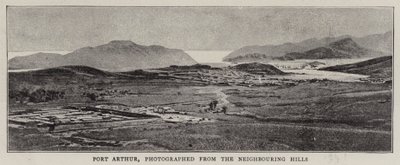 Port Arthur, fotografiert von den benachbarten Hügeln von English Photographer