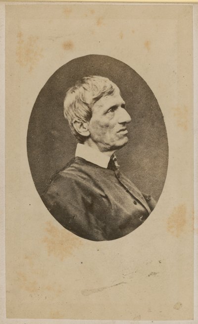 Porträt von John Henry Newman von English Photographer