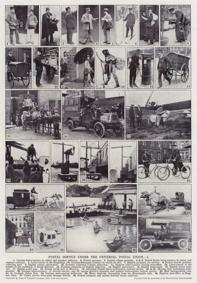 Postdienst unter dem Weltpostverein, I von English Photographer
