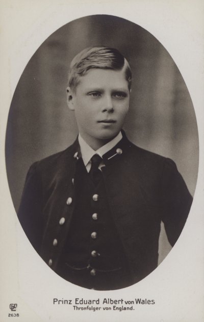 Prinz Edward Albert von Wales (s/w Foto) von English Photographer