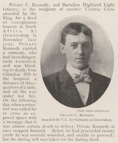 Private C. Kennedy, ausgezeichnet mit dem VC für Tapferkeit in Dewetsdorp von English Photographer