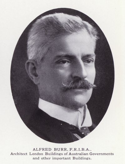 Prominente Männer von London: Alfred Burr von English Photographer