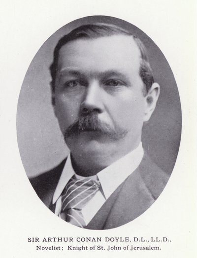 Prominente Männer von London: Sir Arthur Conan Doyle von English Photographer