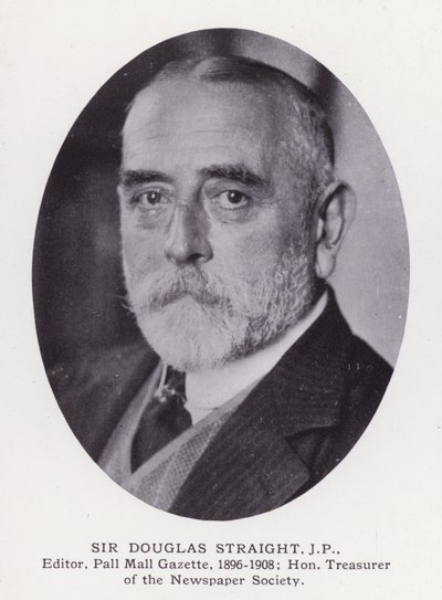 Prominente Männer von London: Sir Douglas Straight von English Photographer